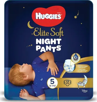Plenkové kalhoty Huggies Elite Soft overight pants 5 17 ks
