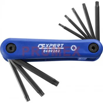 Klíč Nožová sada zástrčných TORX klíčů, 8dílná, TONA EXPERT, E469263