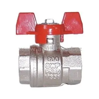 Ventil Rubineterie Bonomi S992 Kulový kohout plnoprůtočný FF 1/2" 542326