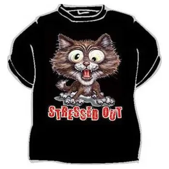 Žertovný předmět Tričko - Kočka Velikost: XXL