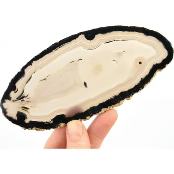 Přírodní kámen Plátek z achátu 83g Brazílie