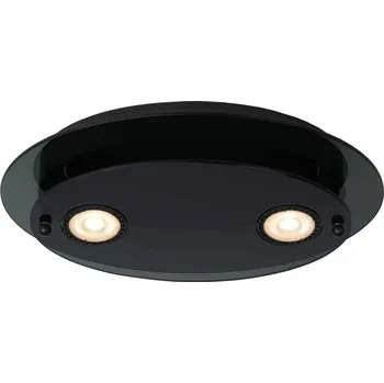 Lucide 79181/02/30 přisazené stropní svítidlo Okno 2x3W | GU10 - černá, sklo, stmívatelné + K nákupu nad 3000 Kč dárek zdarma