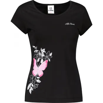 Dámské tričko Dámské triko ALTISPORT CARRYOVER ALW137122 ČERNORŮŽOVÁ L