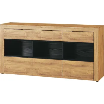 Komoda Komoda prosklená dub cemargue KAMA 47