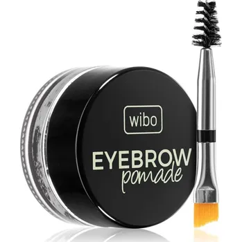 Barva na řasy a obočí Wibo Eyebrow Pomade pomáda na obočí Black Brown 3,5 g