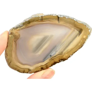 Přírodní kámen Achátový plátek z Brazílie 35g