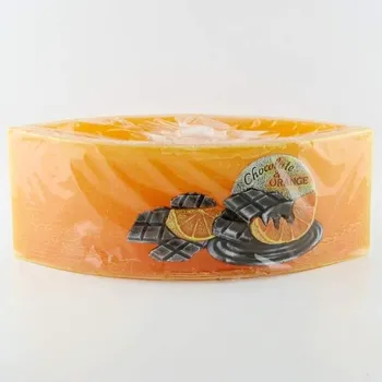 Svícen Lampion loďka Čokoláda s pomerančem