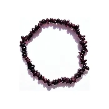 Granát náramek z tromlovaných kamenů