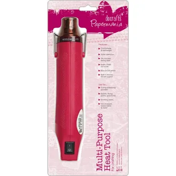 Horkovzdušná pistole WEST DESIGN PRODUCTS LIMITED Horkovzdušná pistole na embosování růžová (cena elektrozařízení zahrnuje příspěvek na zpětný odběr)