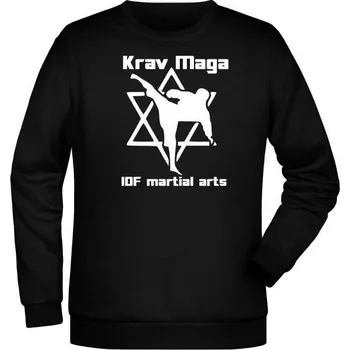 Pánská mikina Mikina Krav Maga IDF martial arts - černá