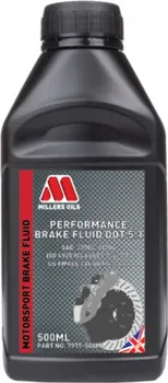 Brzdová kapalina Millers oils Performance Brake Fluid DOT 5.1 500 ml