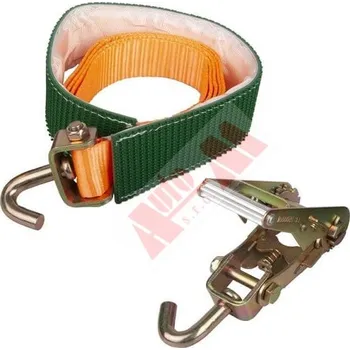 Upínací popruh Upínací popruh přes kola 50 mm / 3,5 m 4t. LC2000daN s kovovou ráčnou zesílený