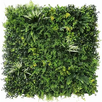 umělý živý plot Demeko Trading Zelená stěna mix 100 x 100 cm