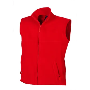 Pánská mikina Vesta fleece červená Velikost: XXXL