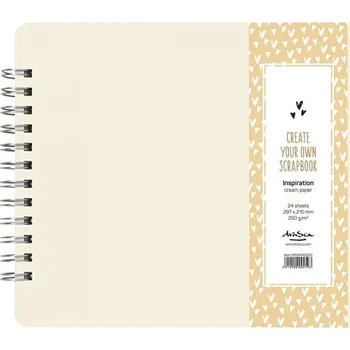 Fotoalbum Drasca Art EOOD Album kroužkové Scrapbook Inspiration krémové (250g/m2, 24 listů) A4