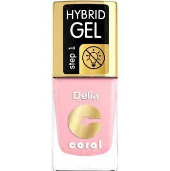 Lak na nehty Delia Cosmetics Coral Nail Enamel Hybrid Gel gelový lak na nehty odstín 04 11 ml