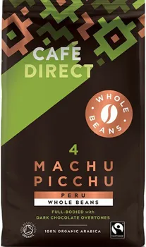 Káva Cafédirect Machu Picchu SCA 82 zrnková Bio 750 g