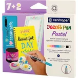 Centropen Decor Pen speciální PASTELOVÉ značkovače (7+2)