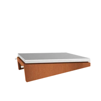 Krbová kamna Forno Cooking BFC 10.1 boční deska pro zahradní krb/kamna BFC 10 s nerezovou deskou