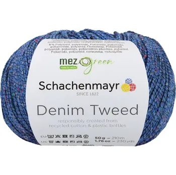 Příze Schachenmayr Denim Tweed 51 Royal modrá (Tvídová příze Denim Tweed Royal)