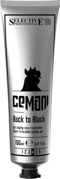 Stylingový přípravek Selective Cermani Back To Black černý krycí gel 150 ml