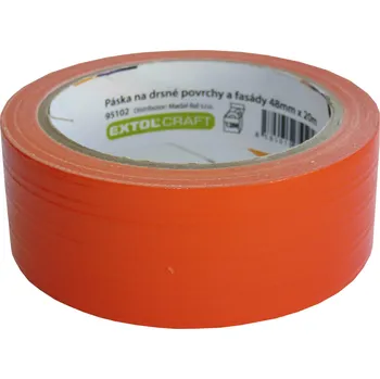Kancelářské potřeby Páska na drsné povrchy a fasády oranžová 48mmx20m Extol Craft