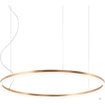 Redo 01-1915-DALI Orbit direct, závěsné kruhové svítidlo, 55W LED 4000K stmívatelné DALI, bronz, prům. 80cm