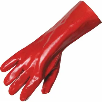 Pracovní rukavice Rukavice bavlna, máčené v PVC 10" (9976A)