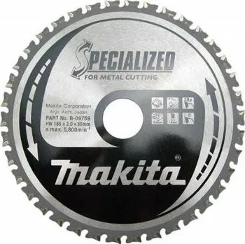 Řezný kotouč Makita pílový kotúč 185mm, 38z B-33423