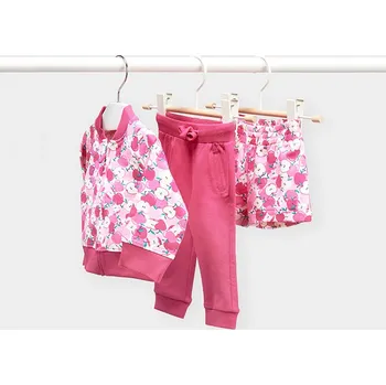 Tepláková souprava JABLÍČKA tmavě růžová BABY Mayoral velikost: 74 (9 měsíců)