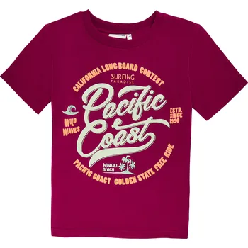 Chlapecké tričko Chlapecké triko - WINKIKI WTB 01774, bordo Barva: Bordo, Velikost: 158