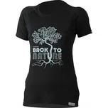 Triko LASTING Women Back Barva: 9090 Černá, Velikost: S