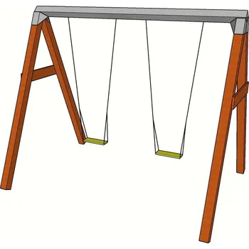 Dětské hřiště Dvoumístná houpačka Hanka Vladeko