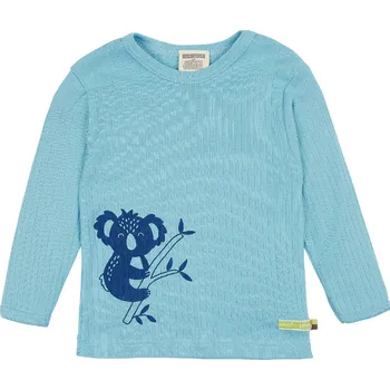 Dětské triko s dlouhým rukávem Koala modrá loud + proud Velikost: 98/104