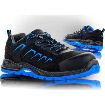 Pracovní obuv VM Footwear Obuv VM KENTUCKY 8145-S1PESD, polobotka s kompozitní tužinkou 8145-S1PESD/45 45 Černá/modrá