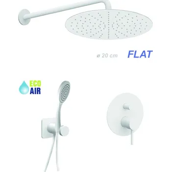 Sprchový set Sanjet RONDO-X Sprchový set v moderní matné bílé barvě, SETROW2