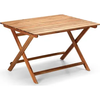Zahradní stůl Zahradní stůl z akáciového dřeva Bonami Essentials Natur, 114 x 88 cm ID_1363483