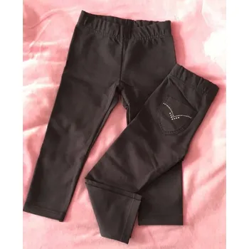 Legíny s kapsami 116 černá