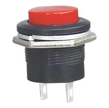 Příslušenství k frézce Tlačítko R13-507 OFF-(ON) 250V/3A do otvoru 16mm červené