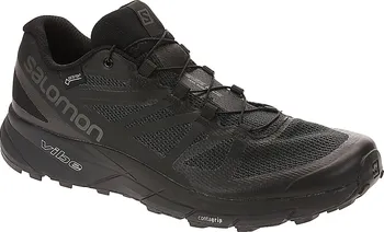 Pánská běžecká obuv Salomon Sense Ride GTX Invisible Fit Black/Black/Magnet 42