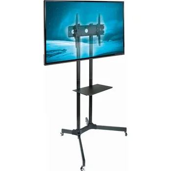 Televizní držák Výškově nastavitelný prezentační stojan na TV F-40