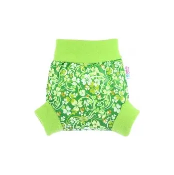 Plenkové kalhoty Petit Lulu - Pull-up svrchní kalhotky - Čtyřlístky, Velikost S - 4 - 7kg