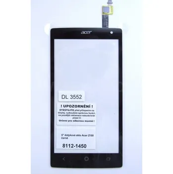 5" dotykové sklo Acer Z150 černé