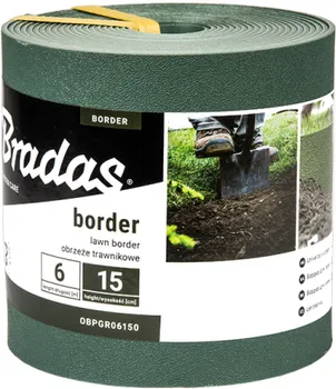 Zahradní obrubník Bradas Border obruba 15 cm x 6 m