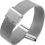 Deveroux Ocelový milánský řemínek WD003, easy click - Stříbrný DEV0036 STŘÍBRNÝ - 20 MM