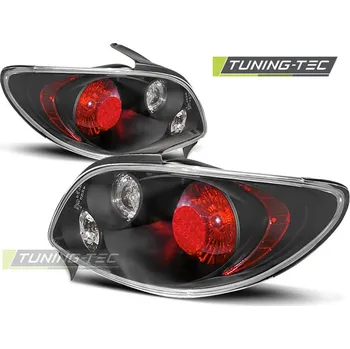 Osvětlení automobilu Tuning-Tec Zadní čirá světla Peugeot 206 (1998 - 2009) - černé