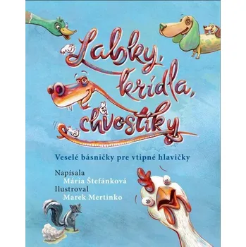 Cizojazyčná kniha Labky, krídla, chvostíky - Mária Štefánková