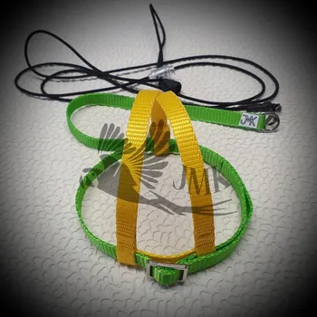 Postroj pro psa Postroj pro papoušky JMK vel.S,M,L barevná kombinace - Barva: Žluto zelené , Velikost: S