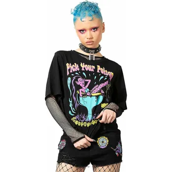 Dámské tričko tričko dámské - Pick Your Poison Box Crop - KILLSTAR - KSRA004979 - XXL