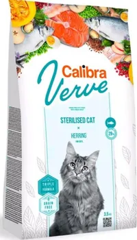Krmivo pro kočku Calibra Cat Verve Grain Free Adult Sterilised Herring 3,5 kg